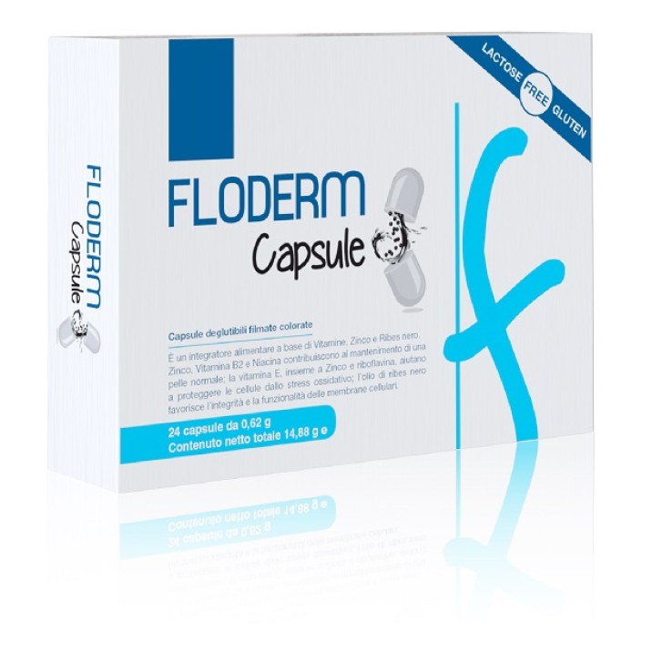 Drex Pharma Floderm integratore per la pelle 24 capsule