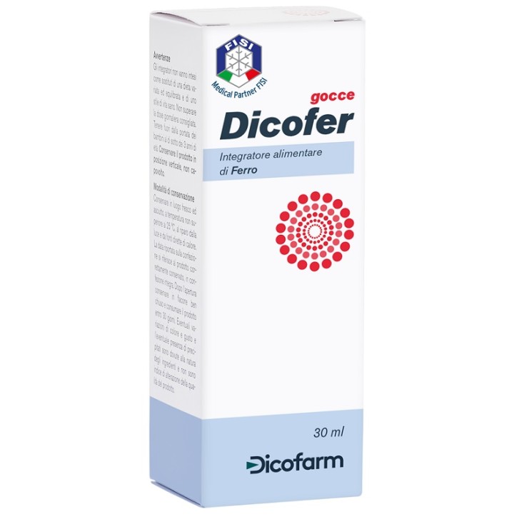 Dicofer Gocce integratore a base di ferro 30 Ml