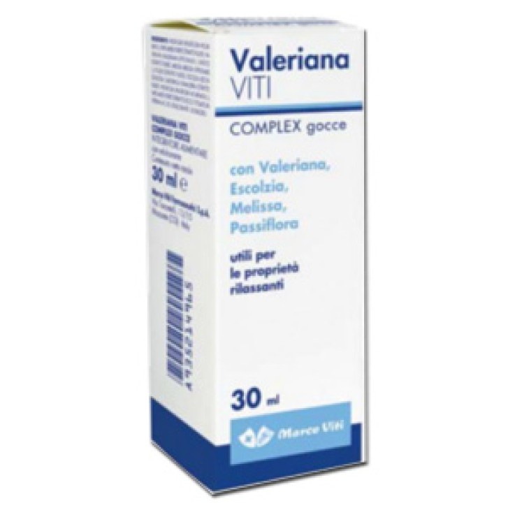 MARCO VITI VALERIANA VITI COMPLEX GOCCE INTEGRATORE PER IL SONNO 30 ml