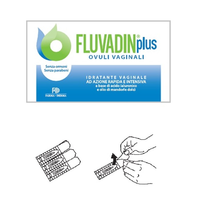 Fluvadin Plus Ovuli vaginali 10 Pezzi