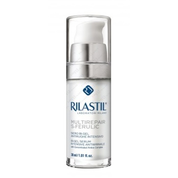 Rilastil Multirepair S-Ferulic Siero Bi-Gel Antirughe viso intensivo 30 ml