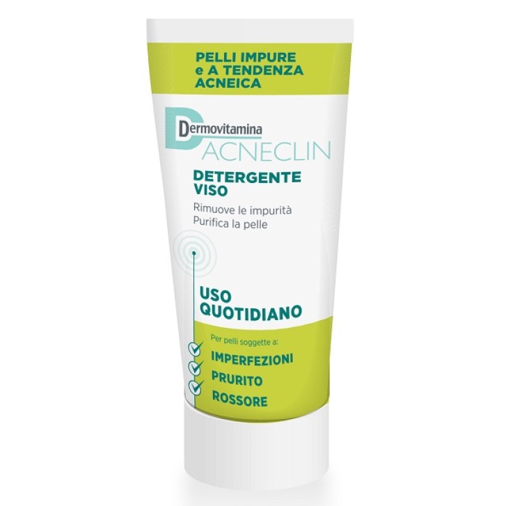 Dermovitamina Acneclin Detergente Viso per l'acne 200 ml