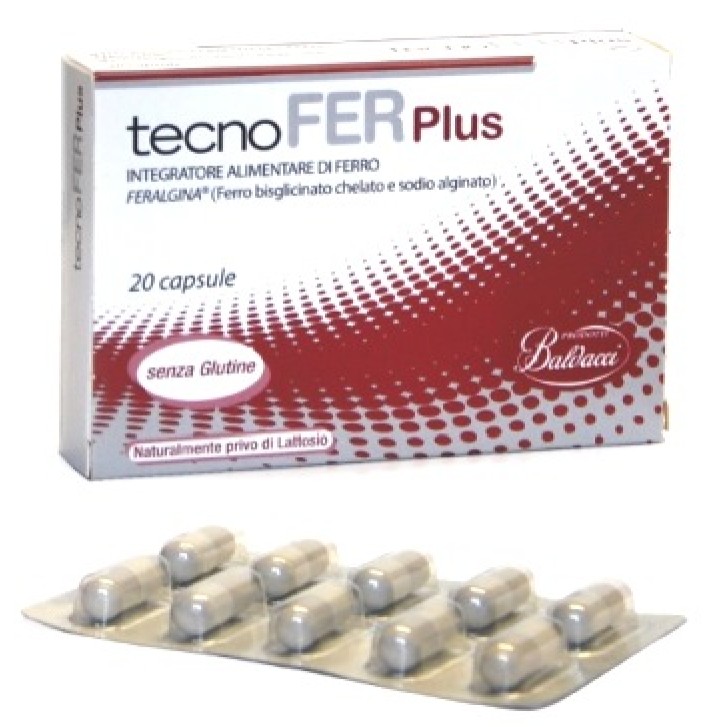 Tecnofer Plus Integratore di ferro 20 capsule