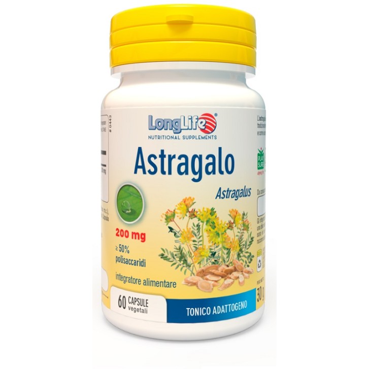 LongLife Astragalo Integratore per le naturali difese dell'organismo 60 Capsule