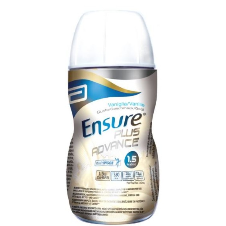 Ensure Plus Advance gusto vaniglia 4 confezioni da 220 Ml