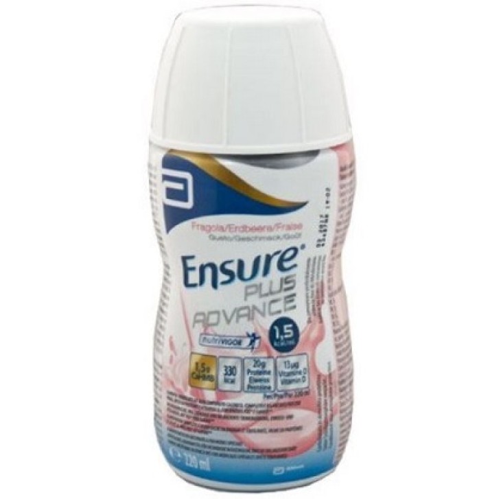 Ensure Plus Advance supplemento nutrizionale ipercalorico gusto fragola 4X220 ml