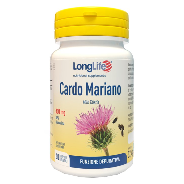 LongLife Cardo Mariano Integratore Depurativo 60 Capsule