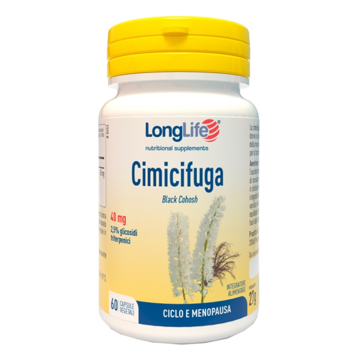 LongLife Cimicifuga Integratore per la Menopausa 60 capsule