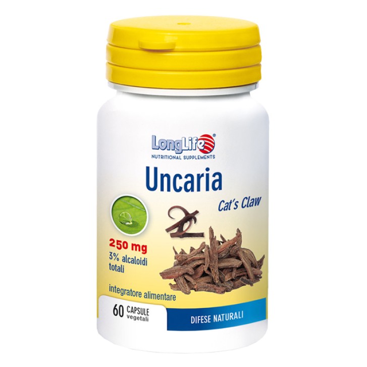 Longlife Uncaria integratore per le articolazioni 60 capsule