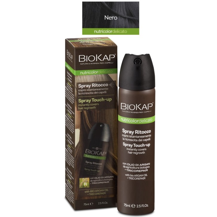 Biokap Nutricolor Spray tinta capelli Nero 75 ml