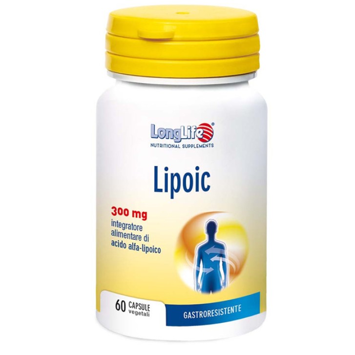 Longlife Lipoic integratore antiossidante 60 capsule