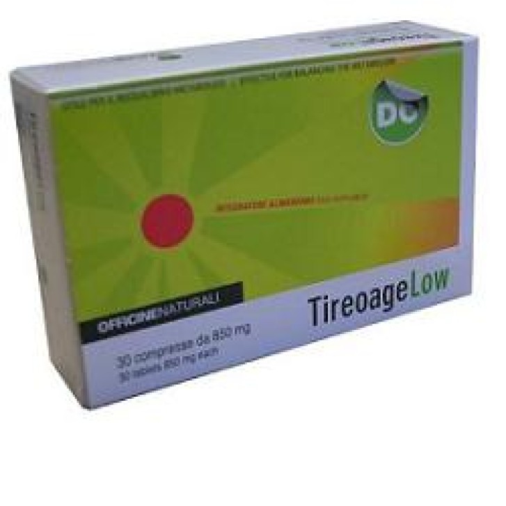 Tireoage Low Integratore per il riequilibrio metabolico 30 Compresse