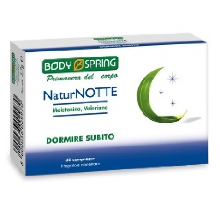 Body Spring NaturNotte Integratore per il sonno 30 compresse