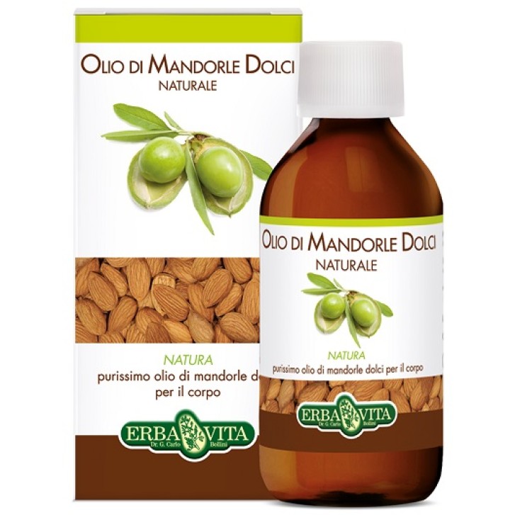 Erba Vita Olio di Mandorle Dolci Naturale Idratante Corpo 250 ml