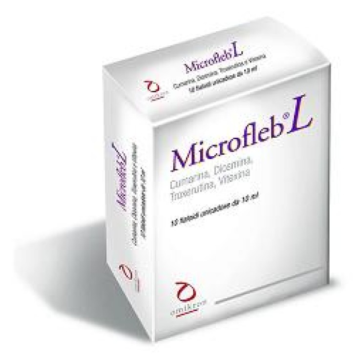 MICROFLEB L Integratore per il sistema linfatico 10 flaconcini