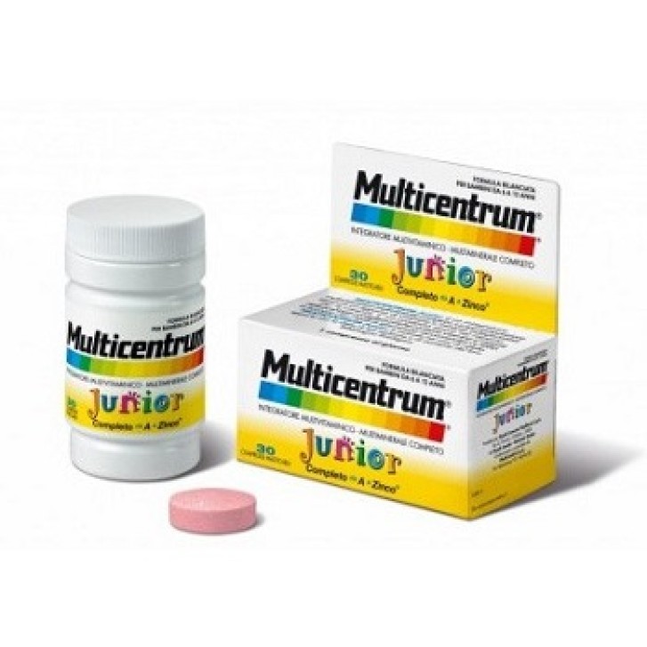 Multicentrum Junior Integratore Vitamine Bambini 30 Compresse Masticabili