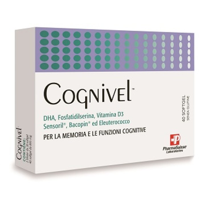 Cognivel Integratore per le funzioni cognitive 40 Softgel