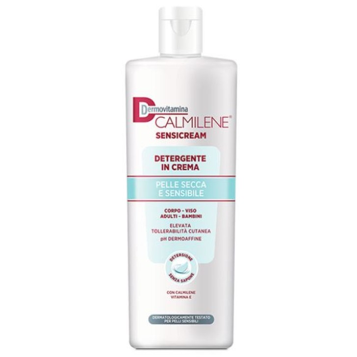 Dermovitamina Calmilene Sensicream detergente in crema per pelle secca 500 ml