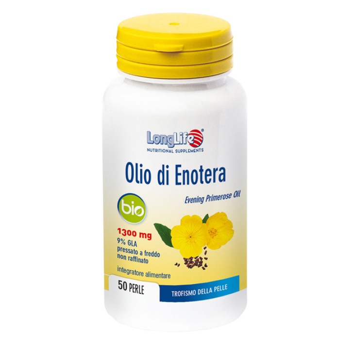 Longlife Olio di Enotera Bio Integratore per le articolazioni 50 perle