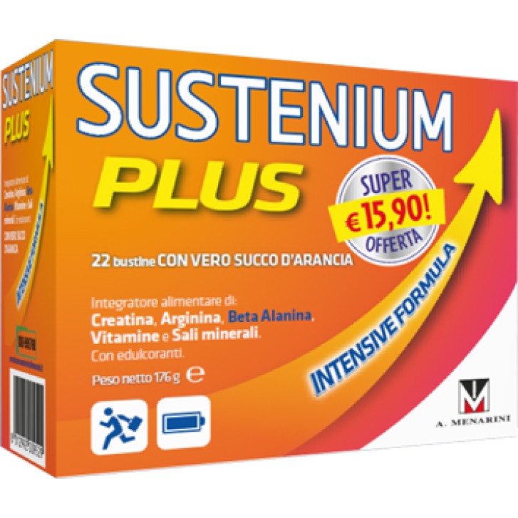 Sustenium Plus Integratore a base di creatina ed arginina 22 Bustine