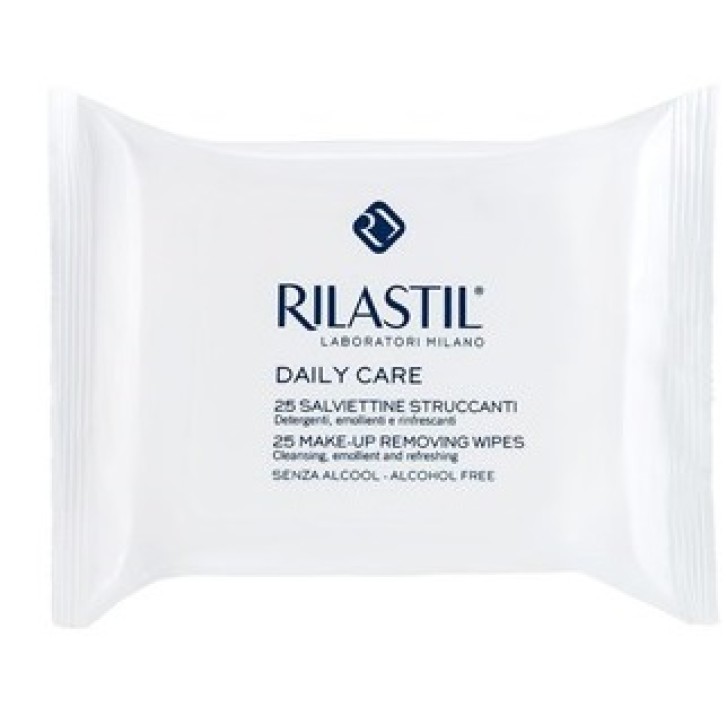 Rilastil Daily Care Salviettine Struccanti Detergenti, emollienti e rinfrescanti 25 pezzi