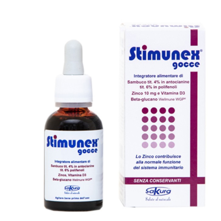 Stimunex Gocce integratore per il sistema immunitario 30 Ml