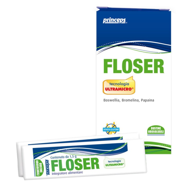 Floser integratore a base di boswellia e bromelina 10 Buste