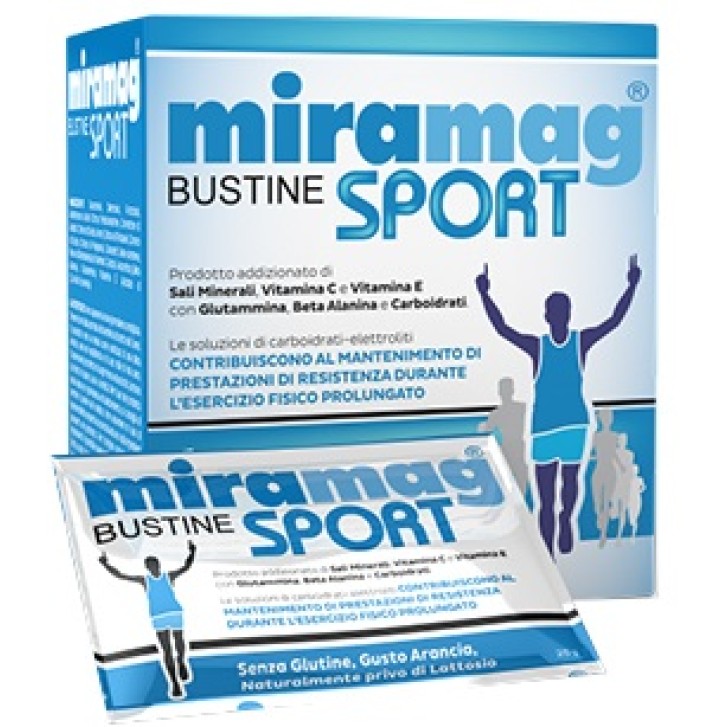 Miramag Sport integratore di magnesio e postassio 16 bustine