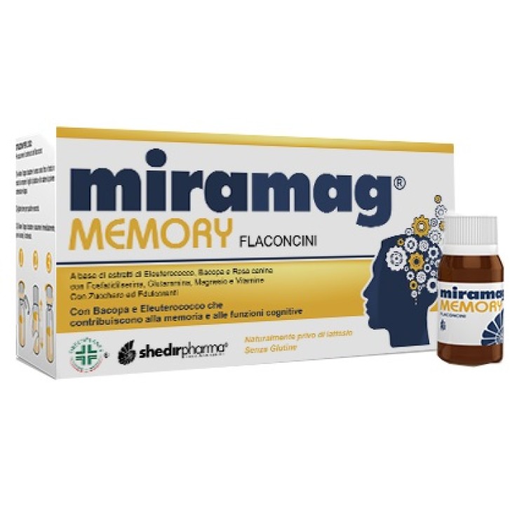 Miramag Memory integratore per la funzione cognitiva 10 flaconcini