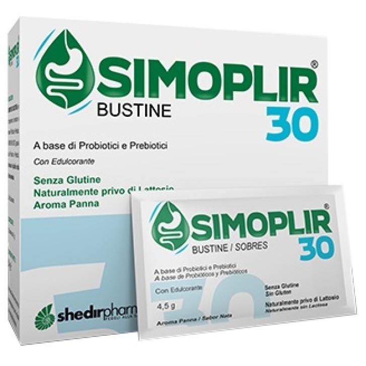 Simoplir 30 integratore di probiotici e prebiotici 12 bustine