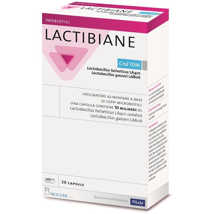 Lactibiane CND 10m Integratore per il benessere della flora intestinale 30 capsule