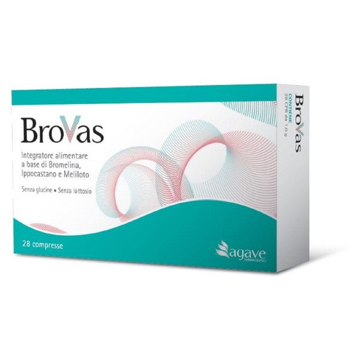 Brovas integratore a base di Bromelina 28 Compresse