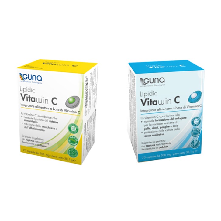 Guna Lipidic Vitawin C integratore alimentare 75 capsule