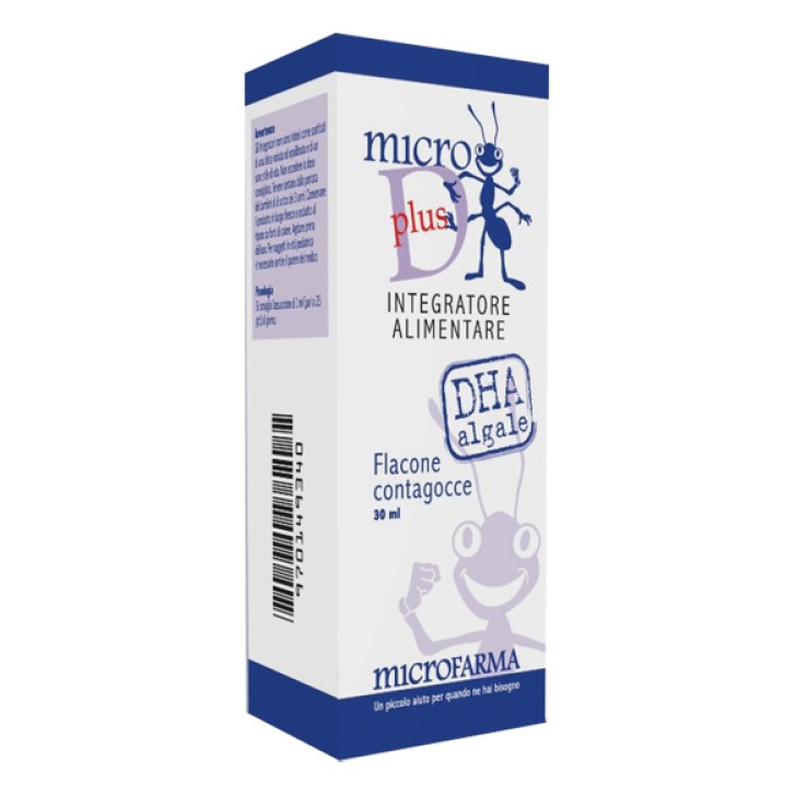 Micro D Plus integratore di vitamine D3 15 ml