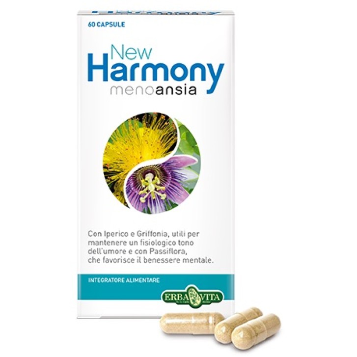 Erba Vita New Harmony Menoansia integratore benessere mentale 60 capsule