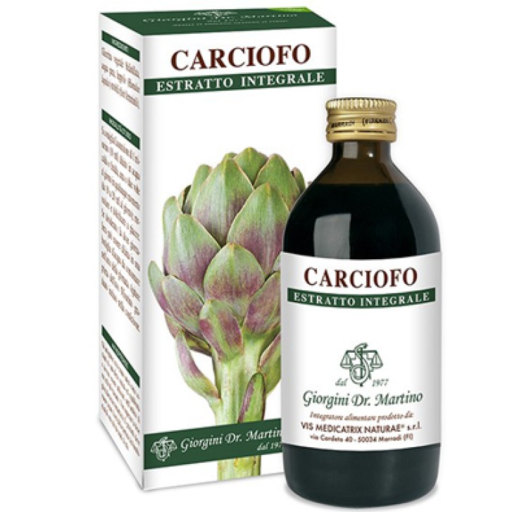 Giorgini Carciofo Estratto Integrale Integratore Per Il Colesterolo 200 ml