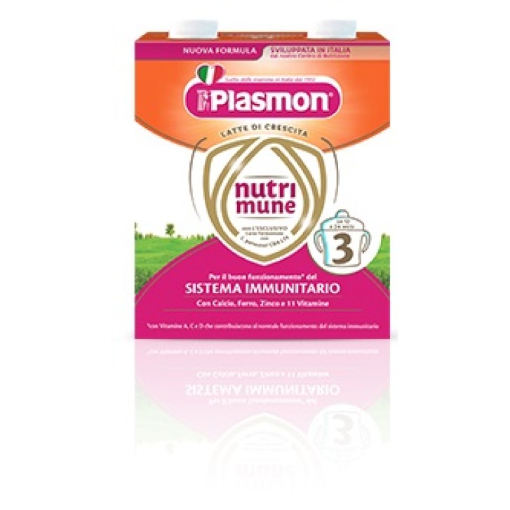 Plasmon Latte di crescita Nutrimune Stage 3 liquido 2 x 500 ml