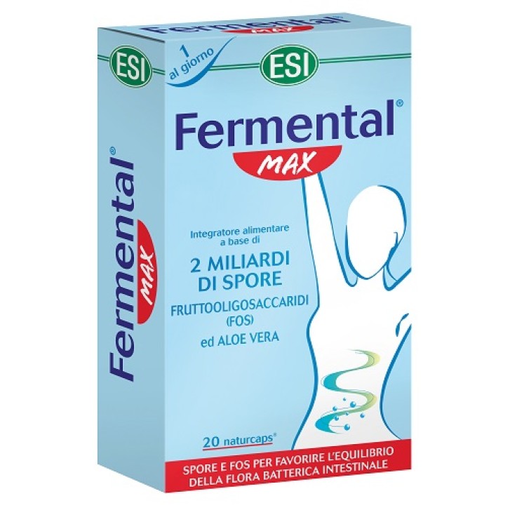 Esi Fermental Max Naturcaps Integratore flora Intestinale 20 Capsule