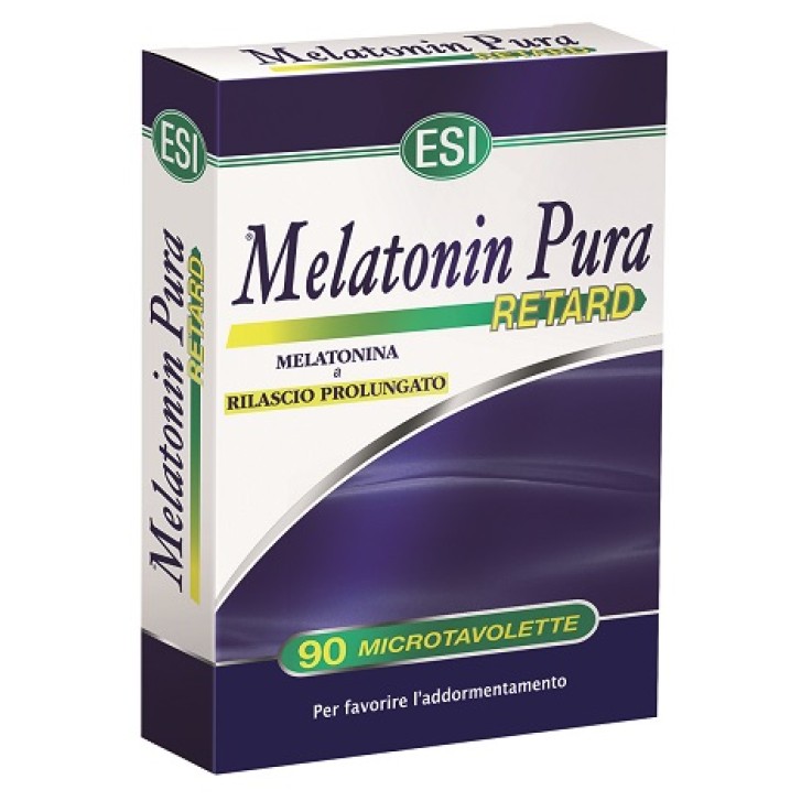Esi Melatonin Pura Retard Integratore melatonina per il sonno 90 Microtavolette