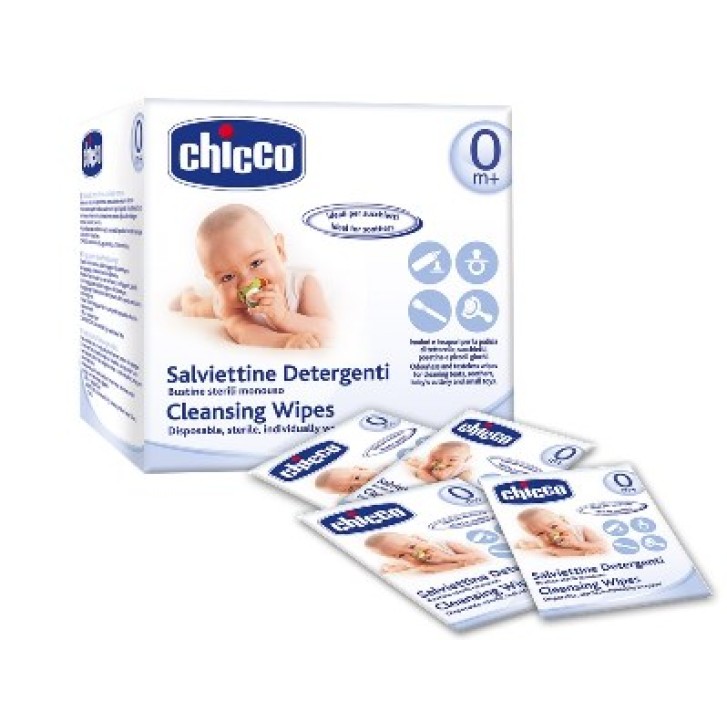 CHICCO SALVIETTE detergenti pulisci ciuccio 15 pezzi