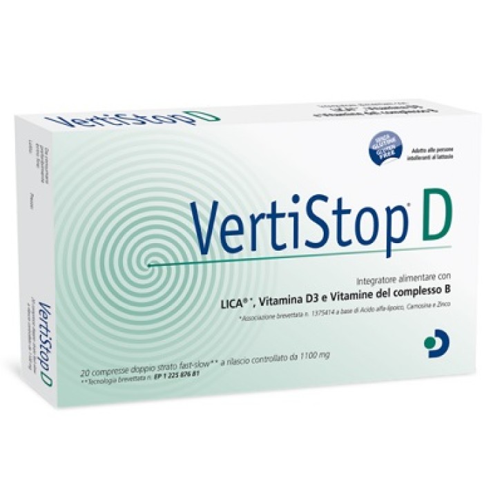 Difass VERTISTOP D Integratore alimentare 20 compresse