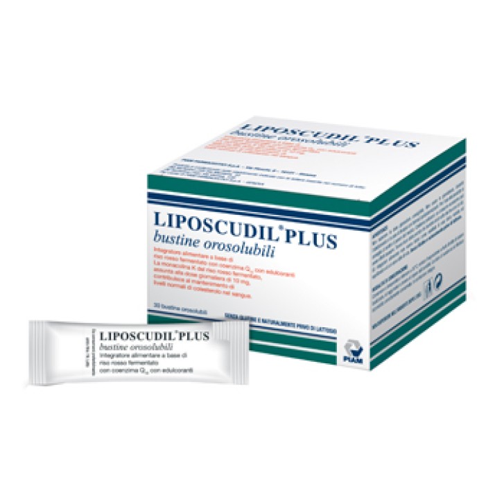 Liposcudil Plus integratore a base di riso rosso fermentato 30 bustine