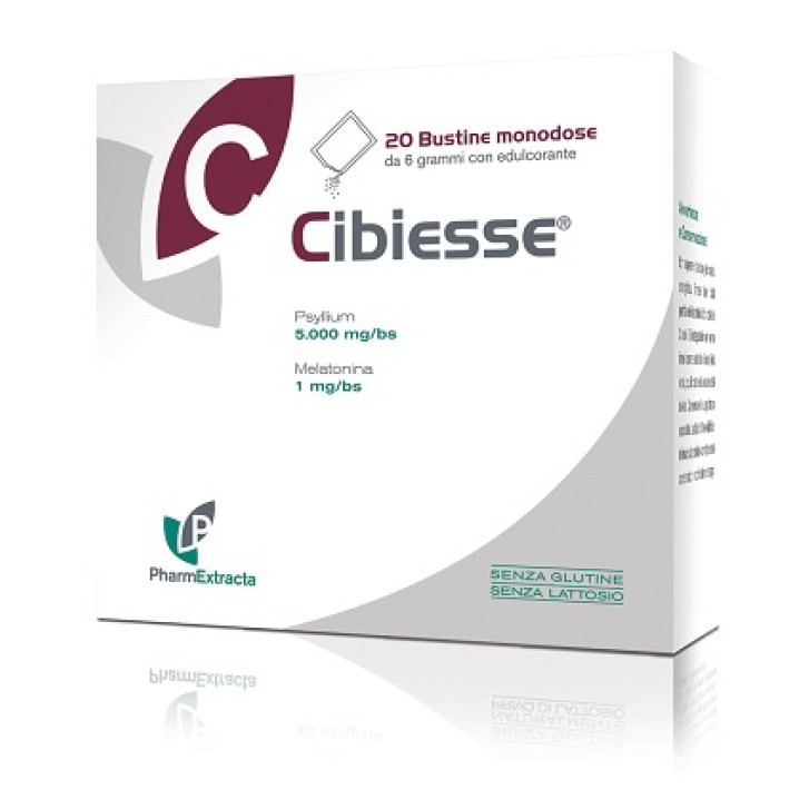 Cibiesse integratore a base di psillio e melatonina 20 bustine