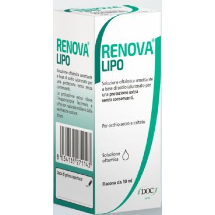 Renova Lipo collirio con acido ialuronico e lipidi 0,4% 10ML