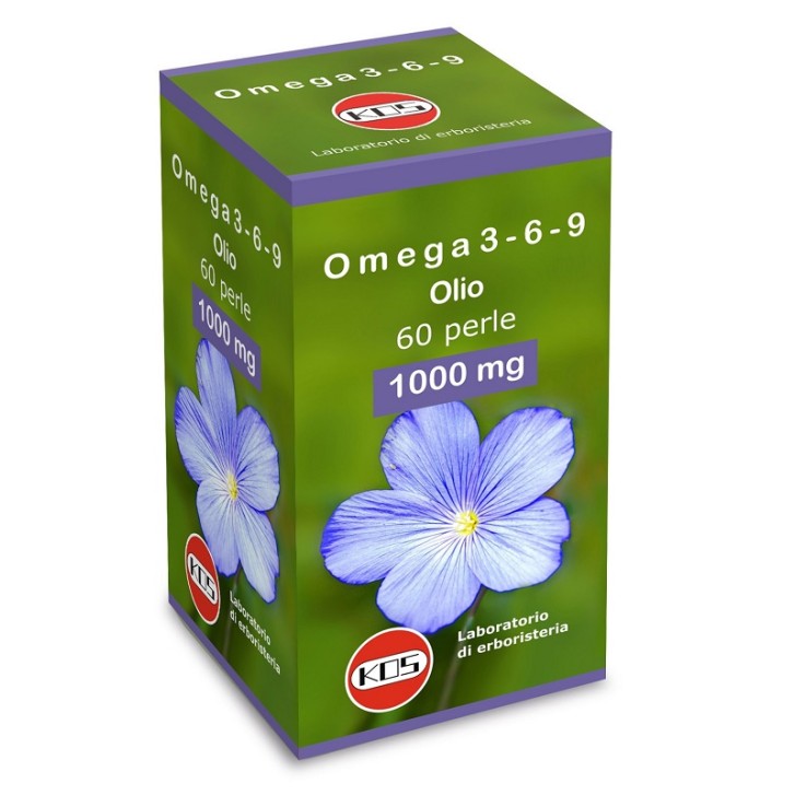 Kos Omega 3 6 9 olio integratore alimentare 60 perle da 1000 mg