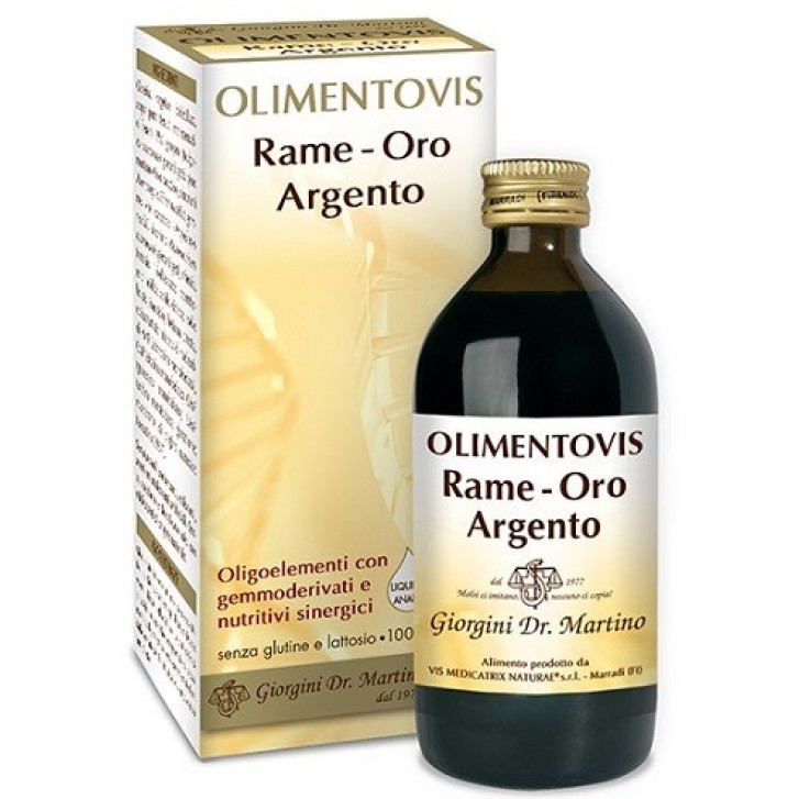 Giorgini Olimentovis Rame Oro Argento Liquido Analcoolico 200 ml