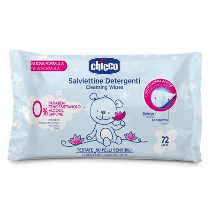 Chicco Salviettine Detergenti 72 pezzi