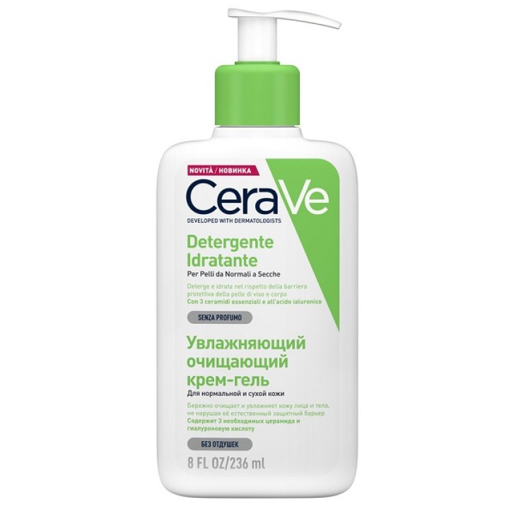 CeraVe Detergente e idratante per pelli secche 236 ml