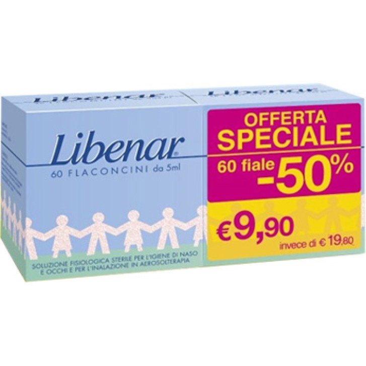 Libenar Soluzione Fisiologica PROMO 60 Flaconcini