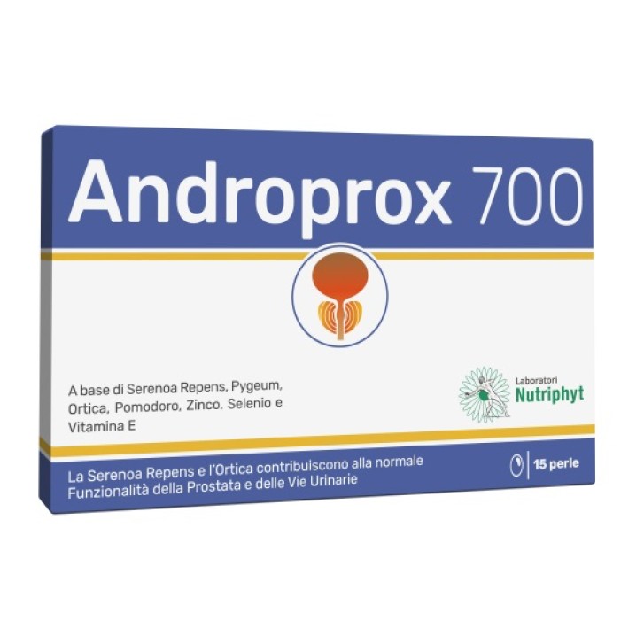 Androprox 700 integratore per la prostata e le vie urinarie 15 perle